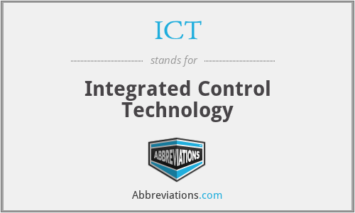 ICT - Integrated Control Technology