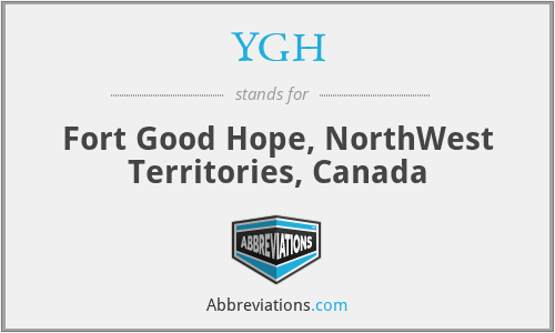 YGH - Fort Good Hope, NorthWest Territories, Canada