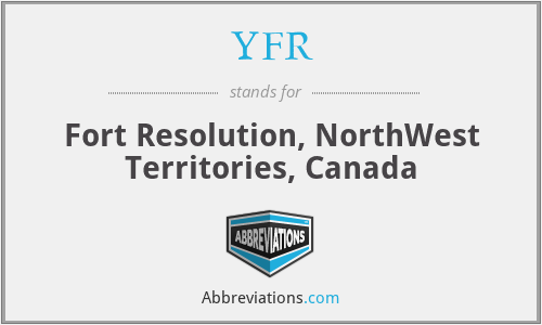 YFR - Fort Resolution, NorthWest Territories, Canada