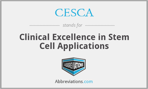CESCA - Clinical Excellence in Stem Cell Applications