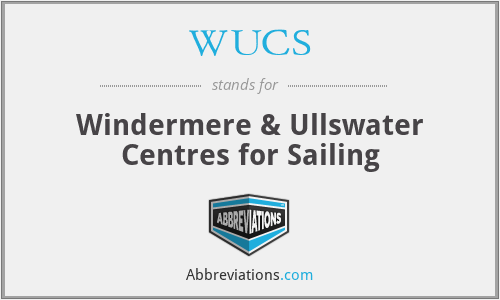 WUCS - Windermere & Ullswater Centres for Sailing