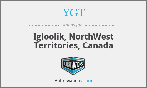 YGT - Igloolik, NorthWest Territories, Canada