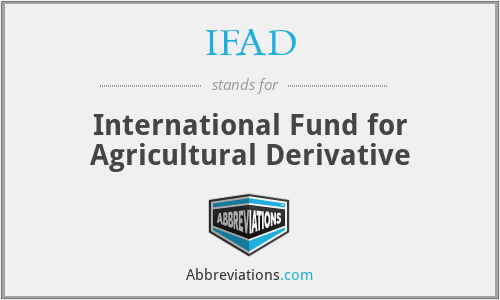 IFAD - International Fund for Agricultural Derivative