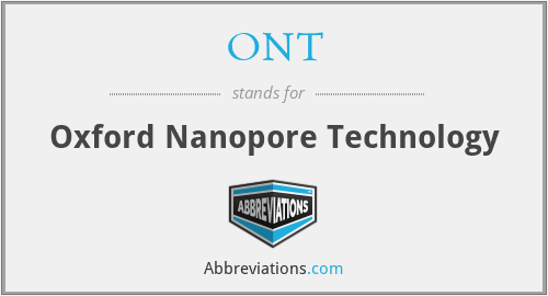 ONT - Oxford Nanopore Technology