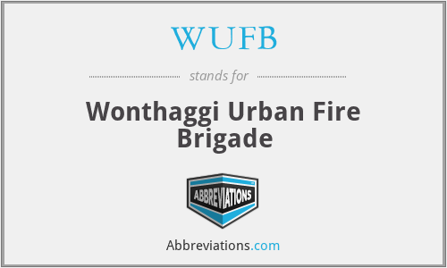 WUFB - Wonthaggi Urban Fire Brigade