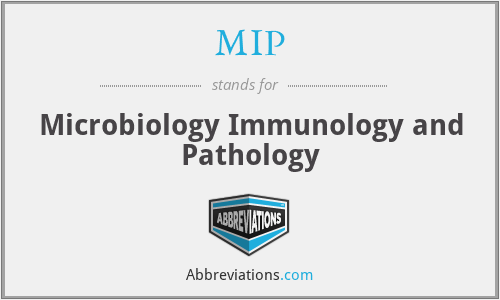 MIP - Microbiology Immunology and Pathology
