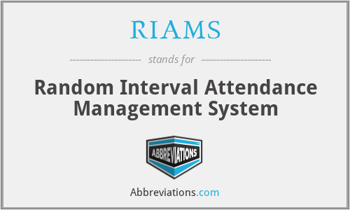 RIAMS - Random Interval Attendance Management System