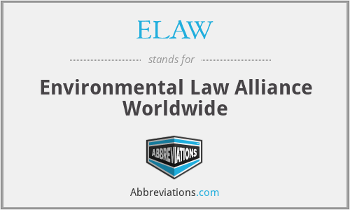 ELAW - Environmental Law Alliance Worldwide