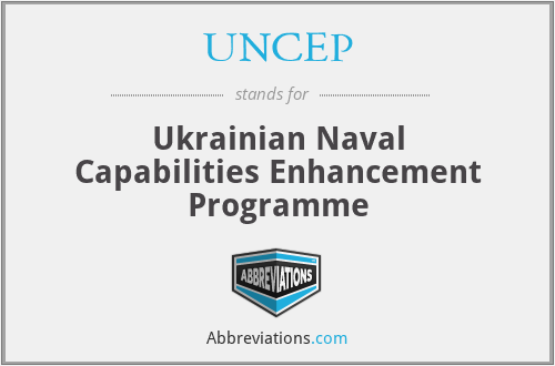 UNCEP - Ukrainian Naval Capabilities Enhancement Programme