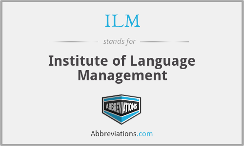 ILM - Institute of Language Management