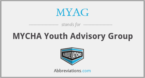 MYAG - MYCHA Youth Advisory Group