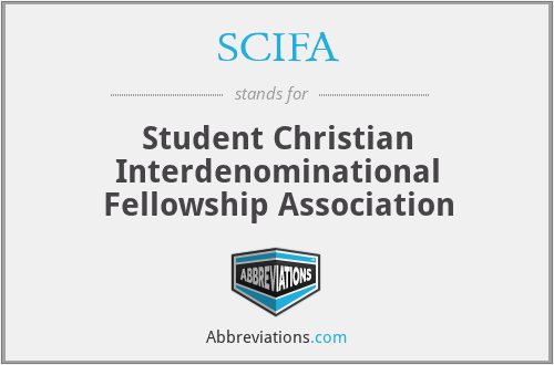 SCIFA - Student Christian Interdenominational Fellowship Association