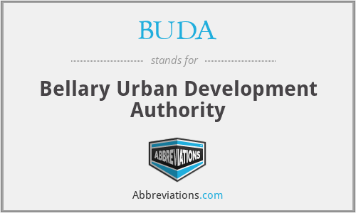 BUDA - Bellary Urban Development Authority