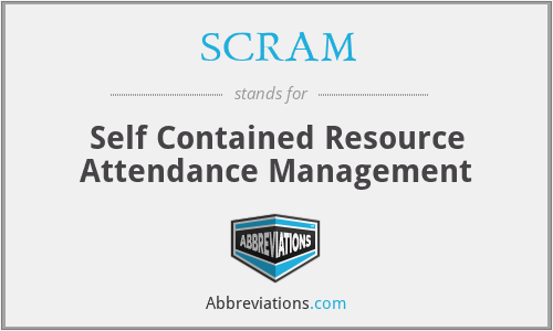 SCRAM - Self Contained Resource Attendance Management