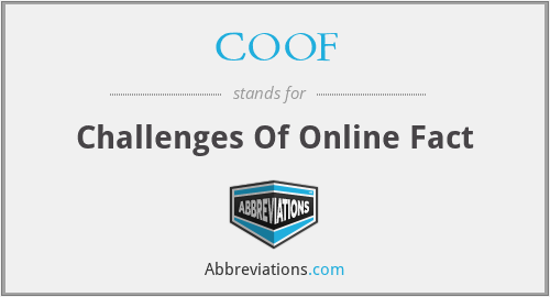 COOF - Challenges Of Online Fact