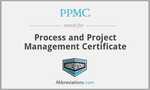 PPMC - Process and Project Management Certificate