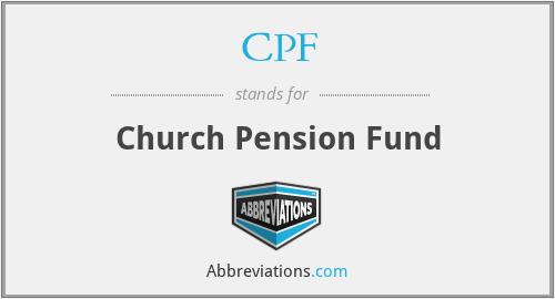 CPF - Church Pension Fund