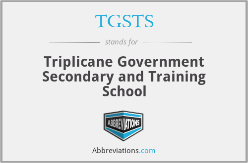 TGSTS - Triplicane Government Secondary and Training School