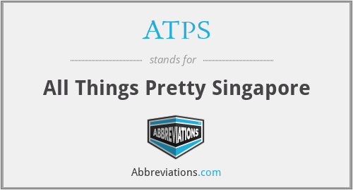 ATPS - All Things Pretty Singapore