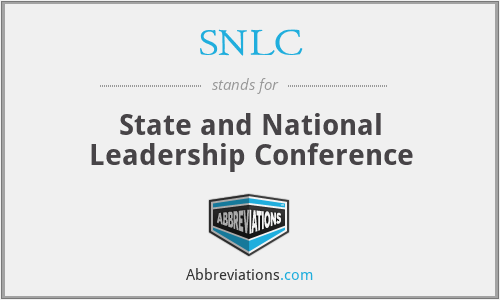 SNLC - State and National Leadership Conference