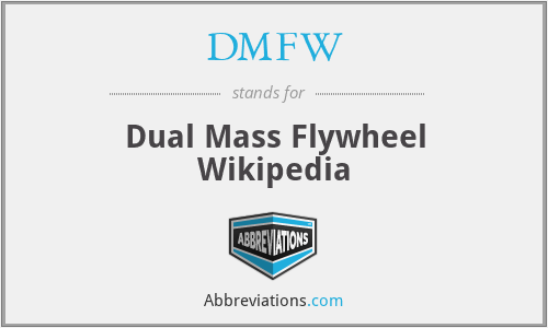 DMFW - Dual Mass Flywheel Wikipedia
