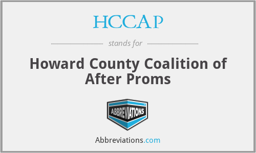 HCCAP - Howard County Coalition of After Proms
