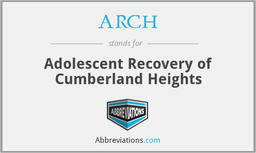 ARCH - Adolescent Recovery of Cumberland Heights