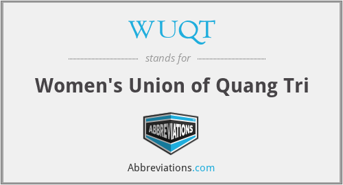 WUQT - Women's Union of Quang Tri