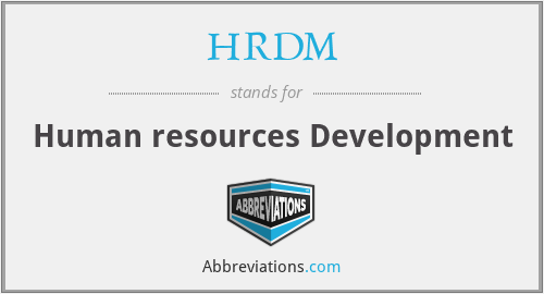 HRDM - Human resources Development