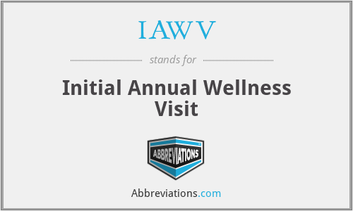 IAWV - Initial Annual Wellness Visit