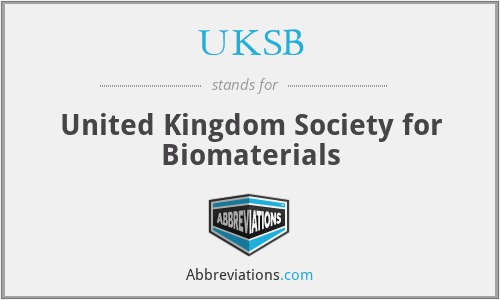 UKSB - United Kingdom Society for Biomaterials