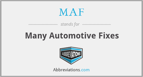 MAF - Many Automotive Fixes