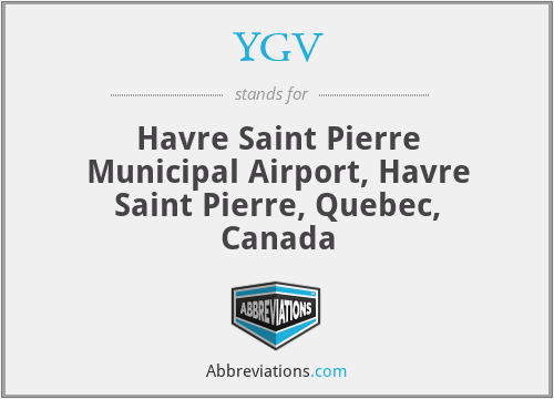 YGV - Havre Saint Pierre Municipal Airport, Havre Saint Pierre, Quebec, Canada