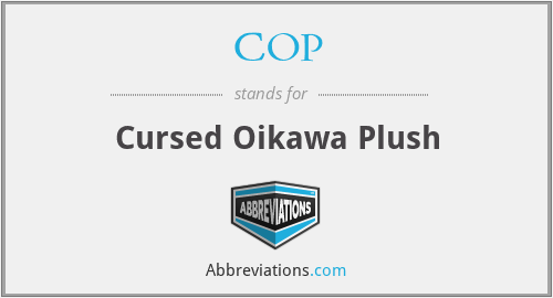 COP - Cursed Oikawa Plush