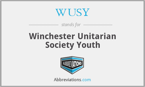 WUSY - Winchester Unitarian Society Youth