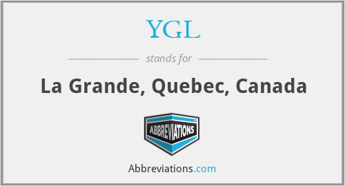 YGL - La Grande, Quebec, Canada