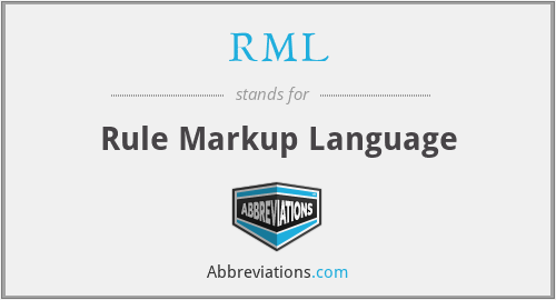 RML - Rule Markup Language