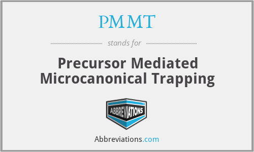 PMMT - Precursor Mediated Microcanonical Trapping