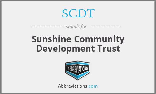 SCDT - Sunshine Community Development Trust