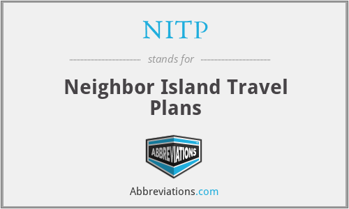 NITP - Neighbor Island Travel Plans
