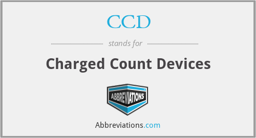 CCD - Charged Count Devices