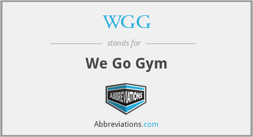 WGG - We Go Gym
