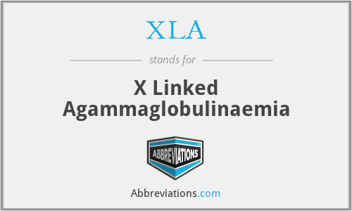 XLA - X Linked Agammaglobulinaemia