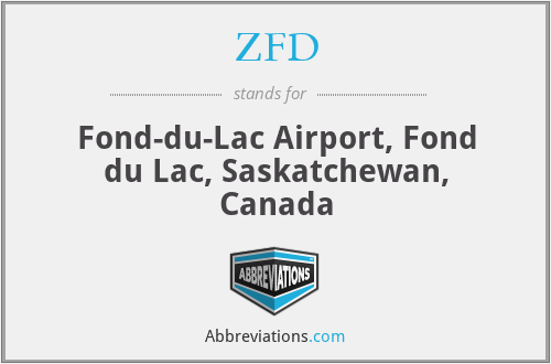 ZFD - Fond-du-Lac Airport, Fond du Lac, Saskatchewan, Canada