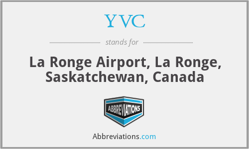 YVC - La Ronge Airport, La Ronge, Saskatchewan, Canada
