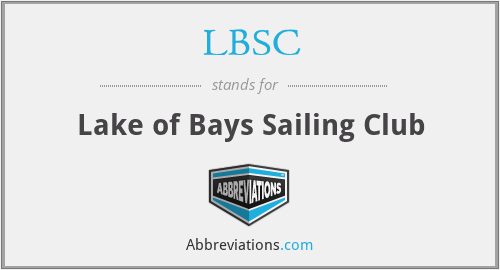 LBSC - Lake of Bays Sailing Club