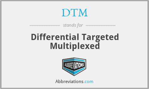 DTM - Differential Targeted Multiplexed