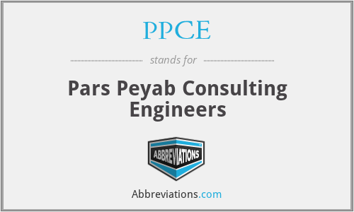 PPCE - Pars Peyab Consulting Engineers