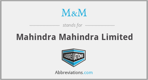 M&M - Mahindra Mahindra Limited