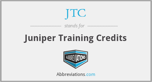 JTC - Juniper Training Credits